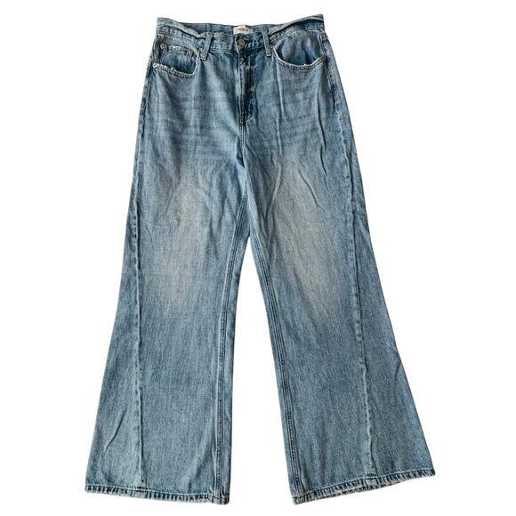 PISTOLA RUBY HIGH RISE PALAZZO PANT WIDE LEG DENIM JEANS SZ WOMENS 31 - Picture 1 of 6